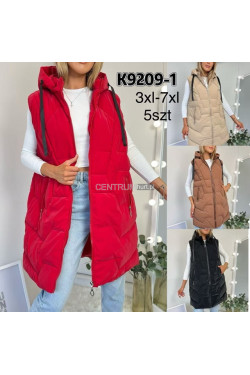 Kurtka kamizelka damska zimowa (3XL-7XL) K9209
