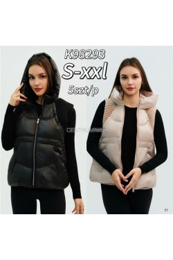 Kurtka kamizelka damska zimowa (S-2XL) K98293