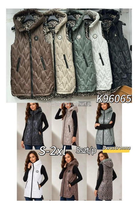Kurtka kamizelka damska zimowa (S-2XL) 1