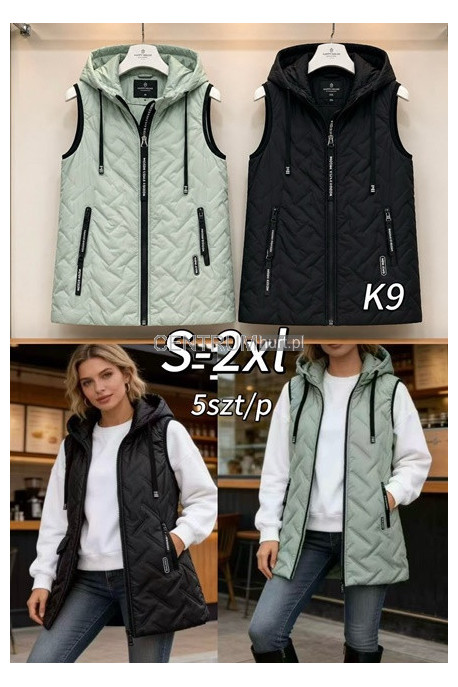 Kurtka kamizelka damska zimowa (S-2XL) 1