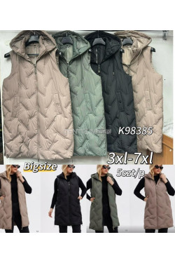 Kurtka kamizelka damska przejściowa (3XL-7XL) K98385