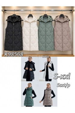 Kurtka kamizelka damska zimowa (S-2XL) K98568
