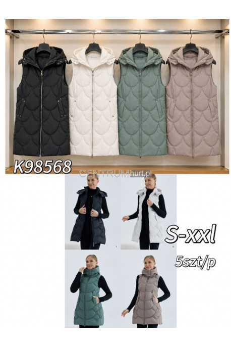 Kurtka kamizelka damska zimowa (S-2XL) 1