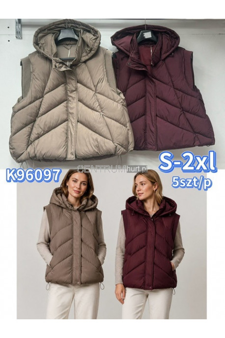 Kurtka kamizelka damska zimowa (S-2XL) 1