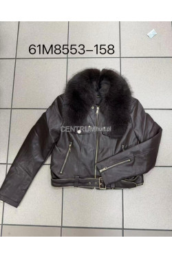 Kurtka skórzana damska zimowa (S-L) 61M8553-158