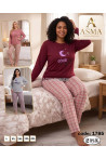 Piżama damska ocieplana (L-4XL) 1