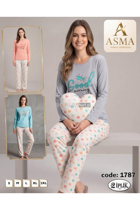 Piżama damska ocieplana (L-4XL) 1