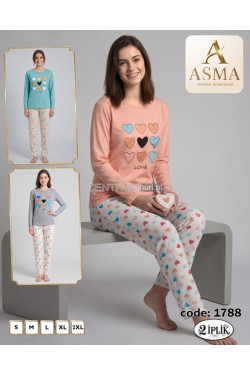 Piżama damska ocieplana (S-2XL) 1788