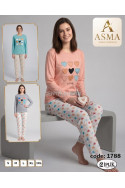 Piżama damska ocieplana (L-4XL) 1