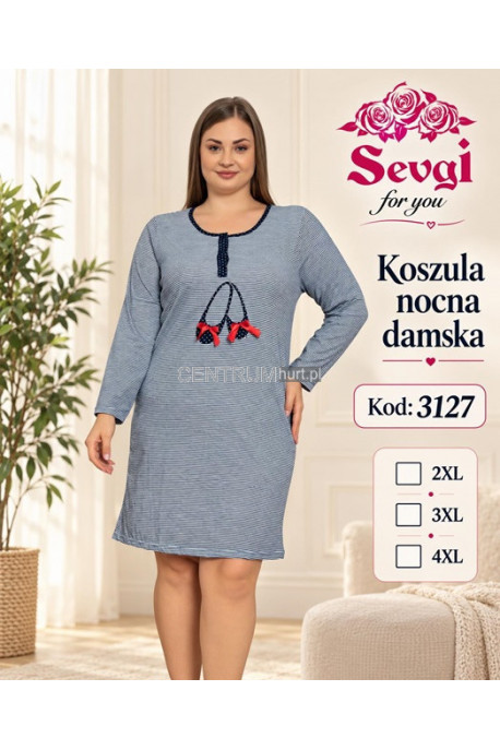 Koszula nocna damska (L-4XL) 1