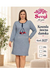 Koszula nocna damska (L-4XL) 1