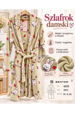 Szlafrok damski (M-2XL) 46218