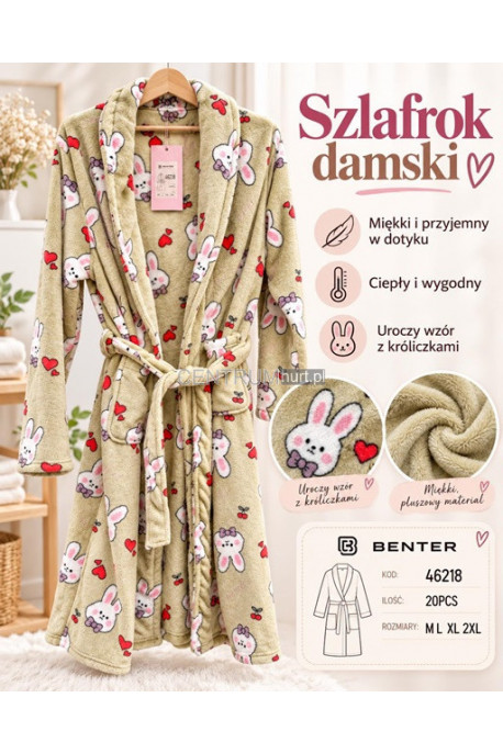 Szlafrok damski (M-2XL) 1