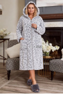 Szlafrok damski grupy polar (3XL-5XL) 1
