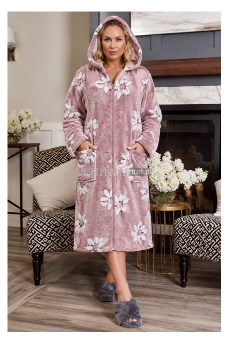 Szlafrok damski grupy polar (3XL-5XL) 1