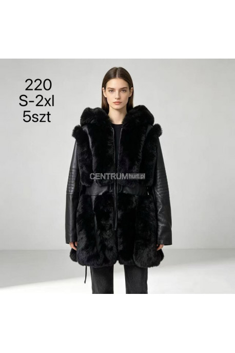 Kurtka skórzana damska zimowa (S-2XL) 1