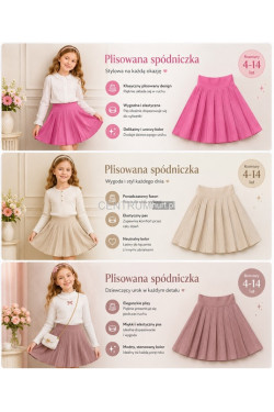 Spódnica dziewczęca (4-14) 6998