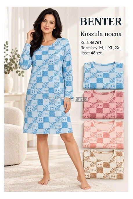 Koszula nocna damska (M-2XL) 1