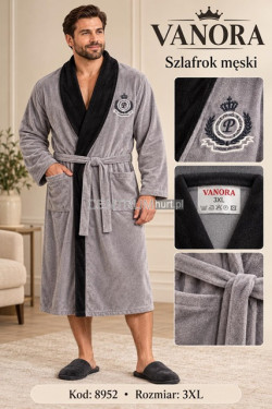 Szlafrok męski (XL-3XL) 8952