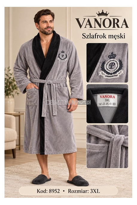 Szlafrok męski (XL-4XL) 1