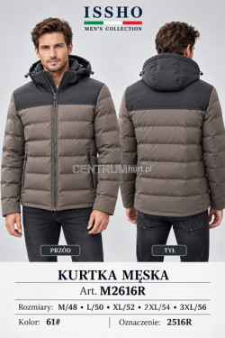Kurtka męska zimowa (M-3XL) M2616R