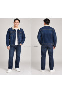 Kurtka jeansowa męska (L-5XL) 1