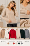 Sweter damski (M-2XL) 1