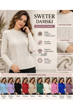 Sweter damski (L-3XL) 6107