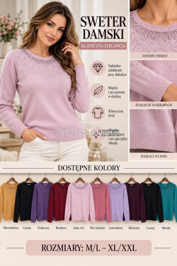 Sweter damski (M-2XL) 8887