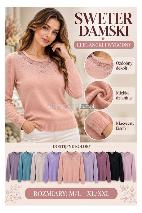 Sweter damski (M-2XL) 1