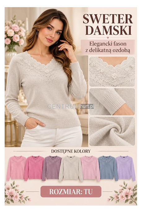 Sweter damski (M-2XL) 1