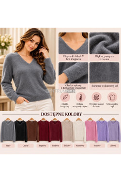 Sweter damski (L-3XL) 8140