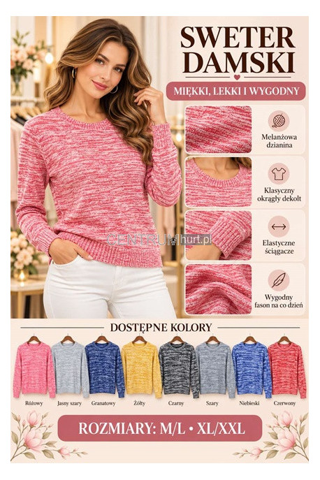 Sweter damski (M-2XL) 1