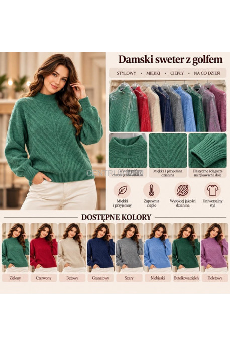 Sweter damski (M-2XL) 1