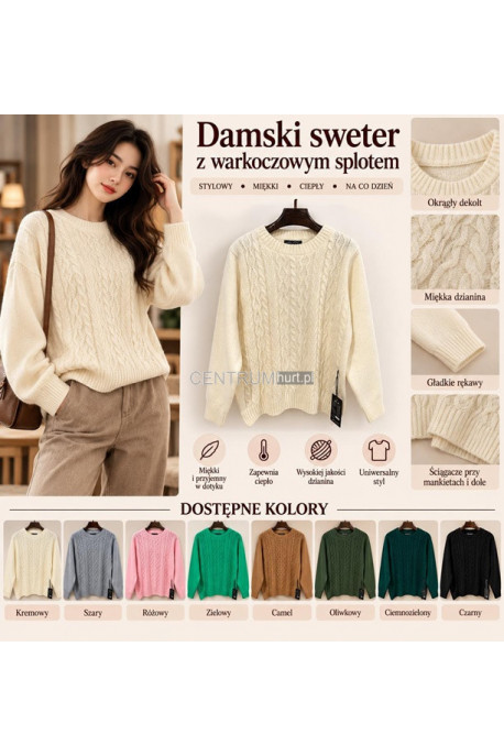 Sweter damski (M-2XL) 1