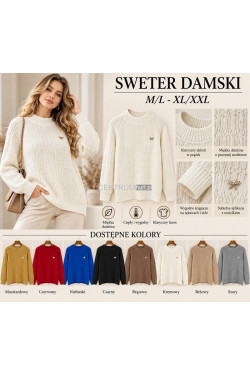 Sweter damski (M-2XL) 8158