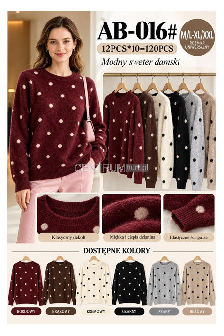 Sweter damski (M-2XL) 1