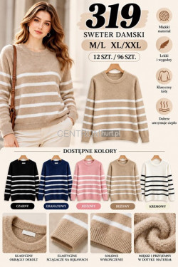 Sweter damski (M-2XL) 319
