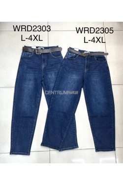Jeansy damskie (L-4XL) WRD2303