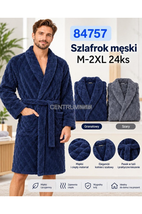 Szlafrok męski (M-2XL) 1