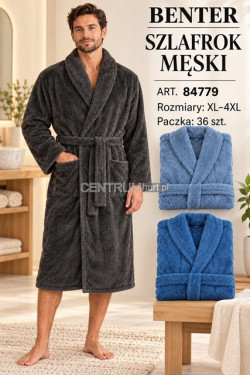 Szlafrok męski (XL-4XL) 84779