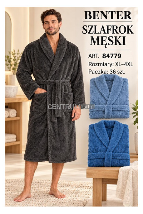 Szlafrok męski (M-2XL) 1