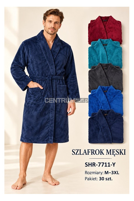 Szlafrok męski (M-2XL) 1