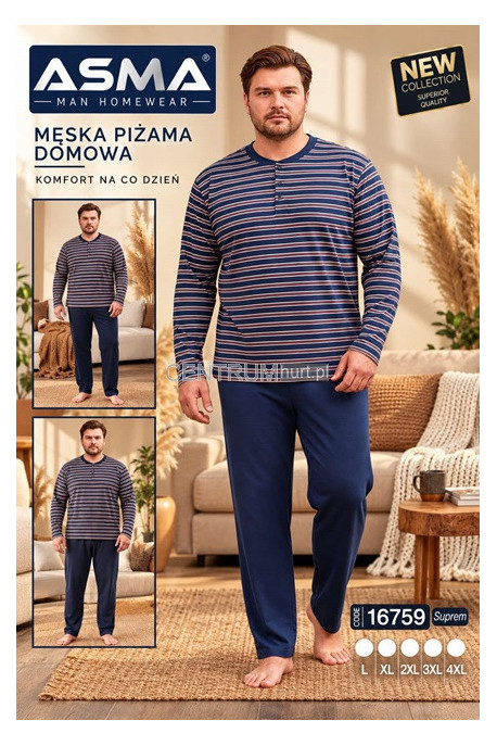 Piżama męska (L-4XL) 1