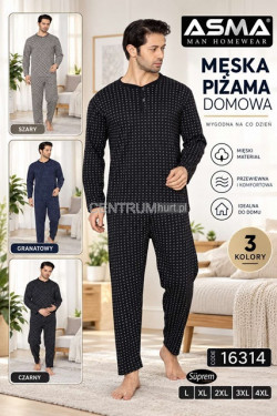 Piżama męska (L-4XL) 16314