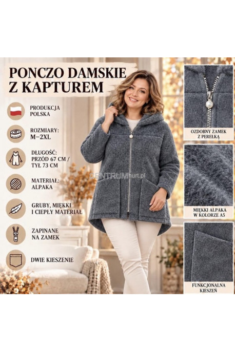 Ponczo damska Polska (M-2XL) 87
