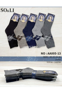 Skarpety męskie ANGORA (40-46) AA005-13