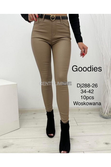 Spodnie skórzane damskie (XS-XL) 1