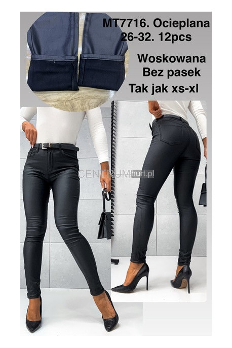 Spodnie skórzane damskie (XS-XL) 1