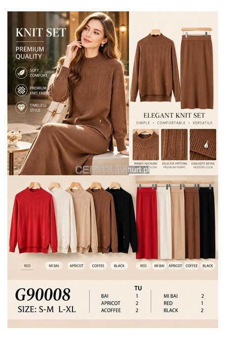 Komplet damskie (S-XL) 1